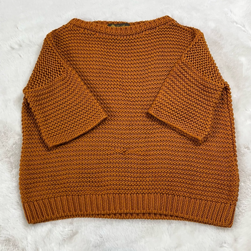 Loro Piana Silk Cotton Knit Brown Sweater Pullover 42 Italy $2295 - Picture 13 of 13